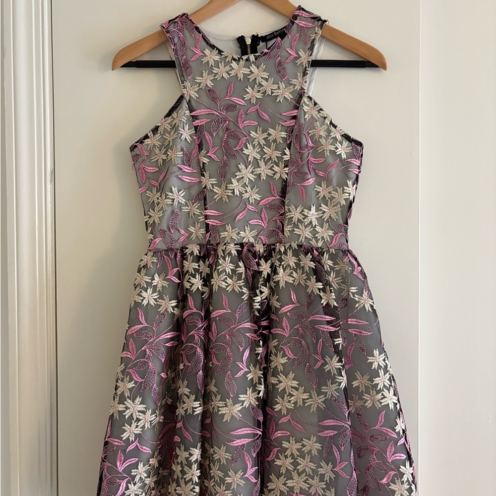 Floral Embroidered Party Dress